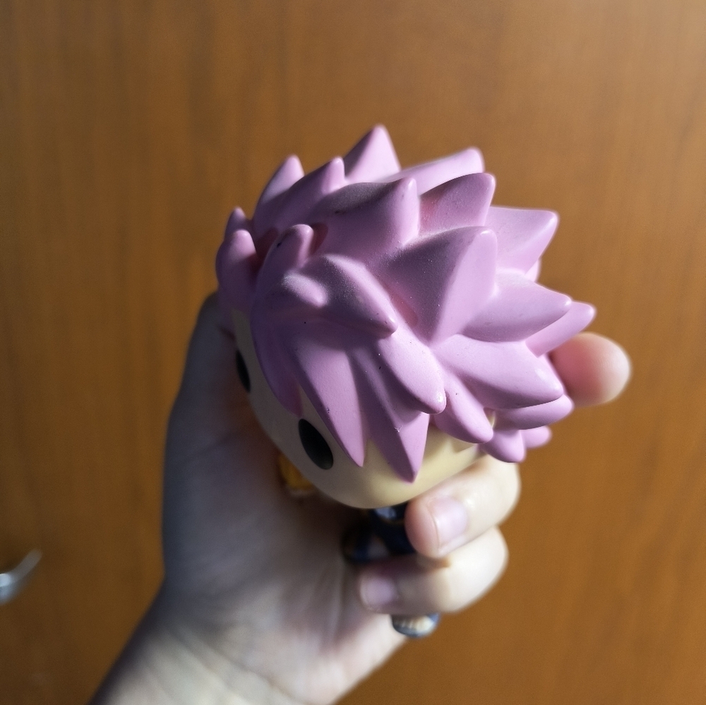 Anime Character Vinyl Figure with Pink Hair Funko POP Anime: Fairy Tail Natsu Ac - Picture 3 of 8